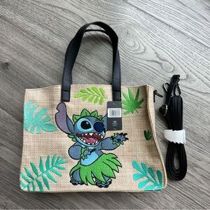 Raffia Disney Stitch Bag